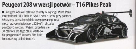 Peugeot 208 T16 Pikes Peak